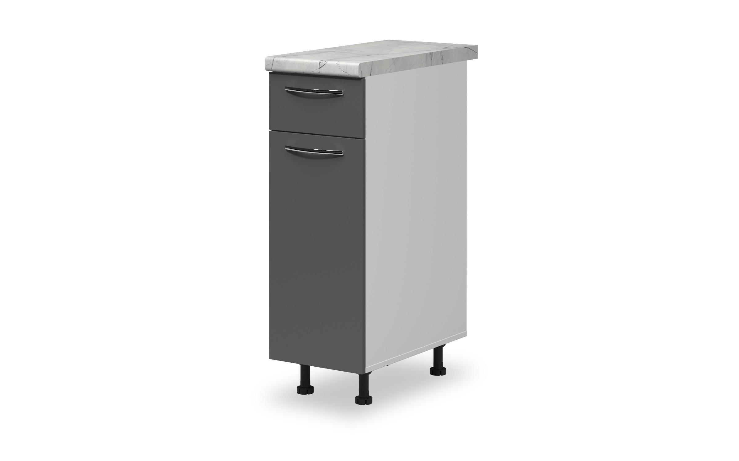 Kitchen cabinet Dakota 09, anthracite matt  1
